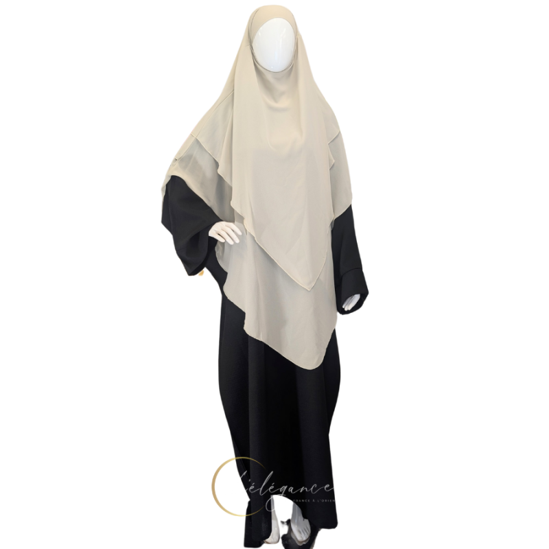 KHIMAR 3 voiles - Mousseline