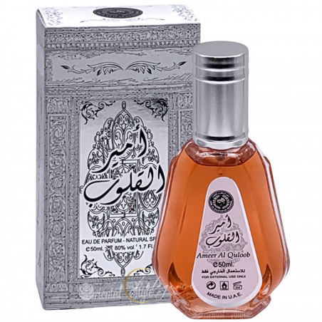Parfum Ameer Al Quloob 50ml | Ard Al Zaafaran | Oud Ambré