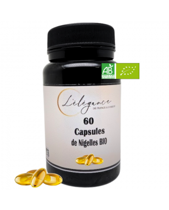 Gélules de Nigelle Bio | Complément Alimentaire Huile Pure