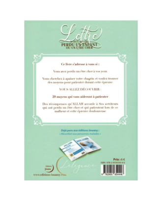 Lettre à ceux qui ont perdu un enfant ou un être cher - Sa'id Al-Qahtâni - Editions Imaany