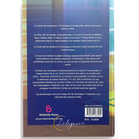 livre LE CORAN EST MA LUMIÈRE - Betterkids Books