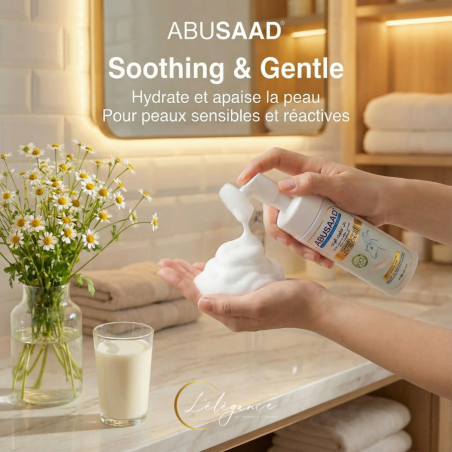 ABUSAAD Gel Nettoyant Visage au Lait de Chèvre – BIO