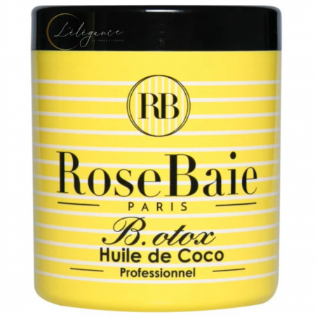 RoseBaie B.otox Huile de Coco : Soin Capillaire Lissant Profond Sans Formol