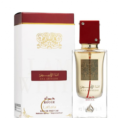 Lattafa Ana Abiyedh Rouge : Parfum Unisexe Élégant et Sensuel